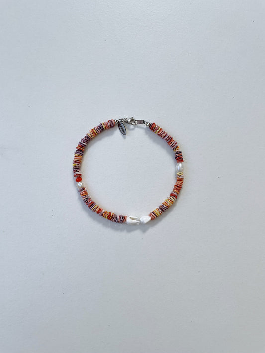 sunset love anklet
