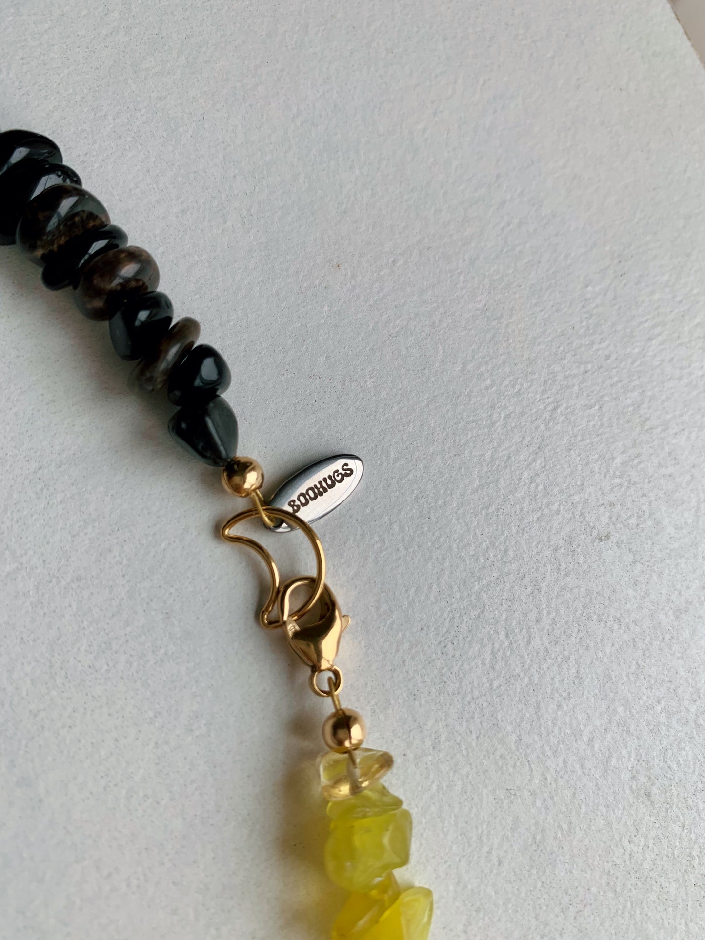 luna sunset autumn necklace