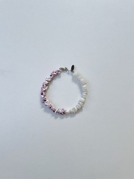 wavy lei anklet