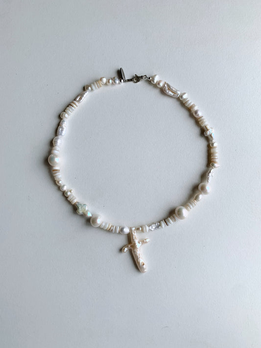 pray pearl necklace